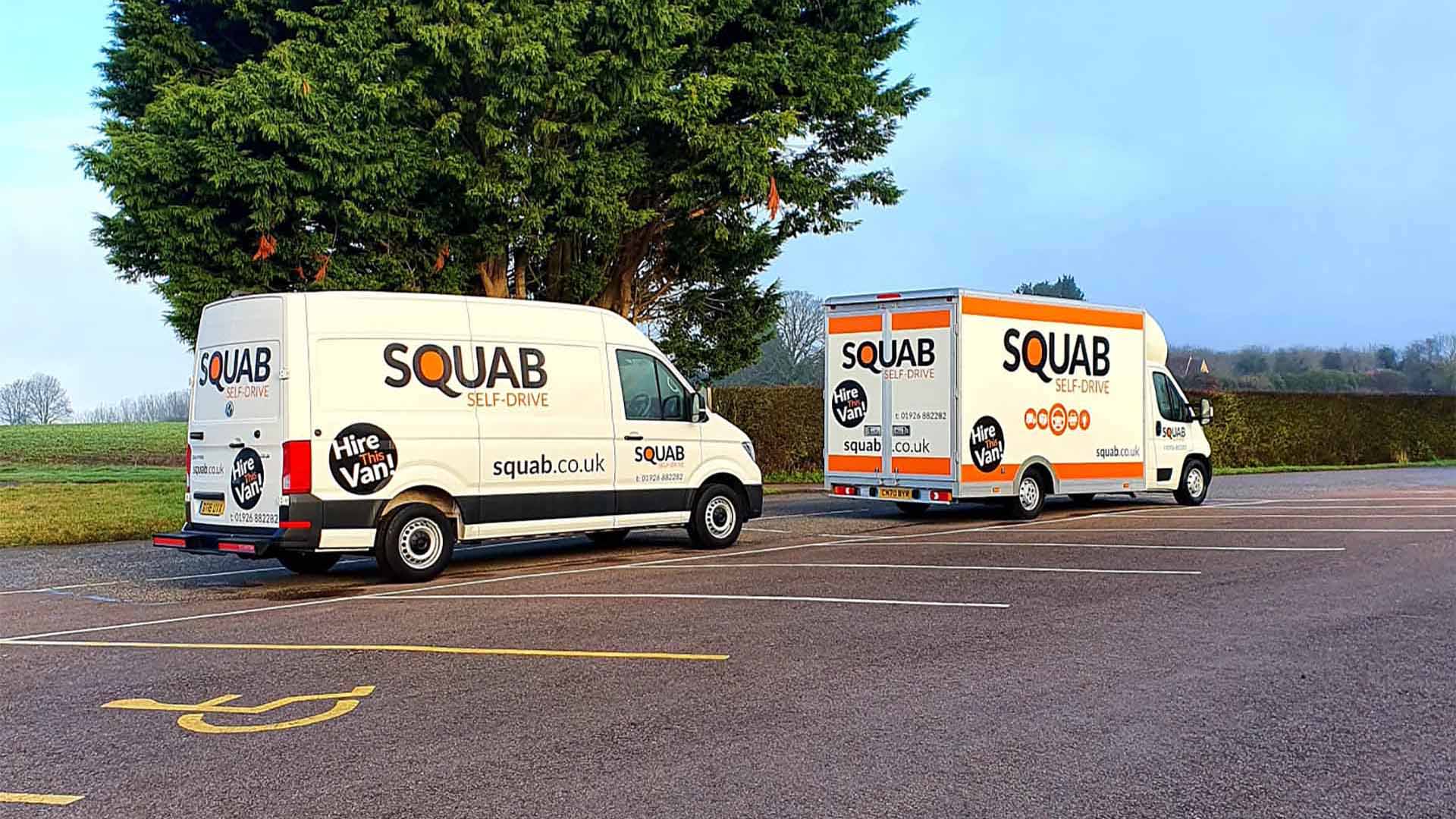 squab vans for hire